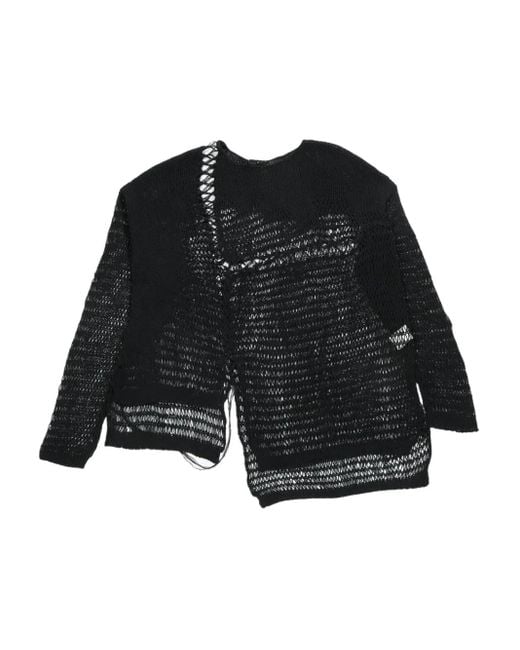 Y's Yohji Yamamoto Asymmetric Top Black