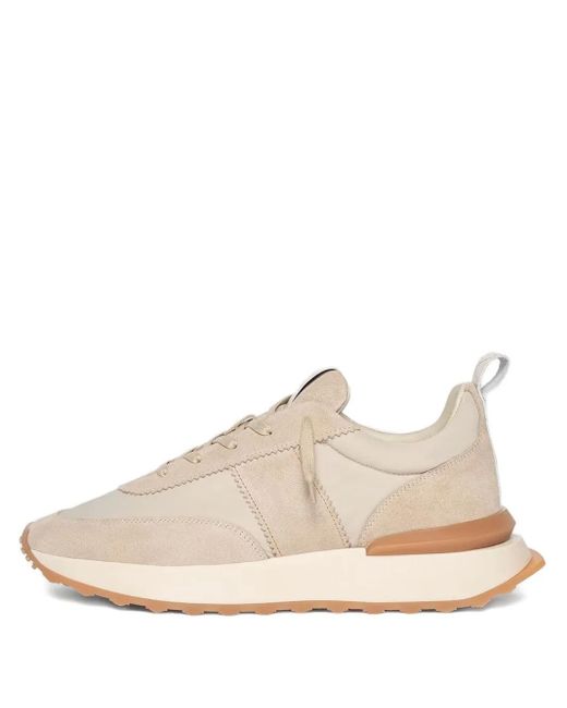 Manière De Voir Natural Monaco Suede And Nylon Runner Sneakers for men