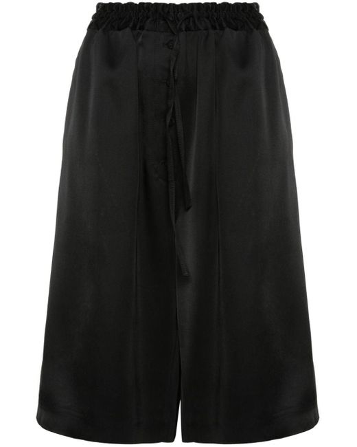 Shorts con coulisse di Jil Sander in Black