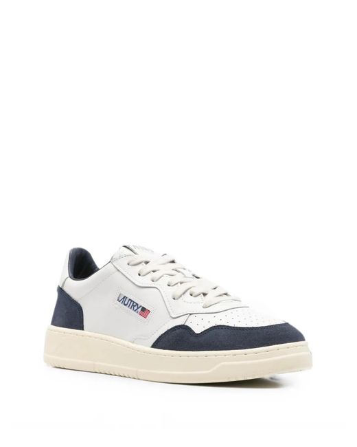 Autry White Medalist Low for men
