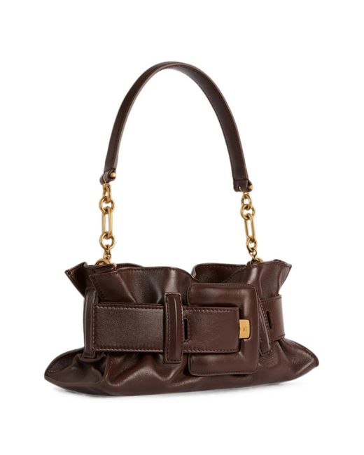 Borsa Anthem Mini di Balmain in Brown