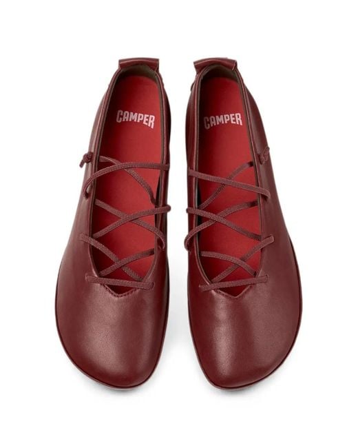 Camper Purple Right Nina Ballet Flats