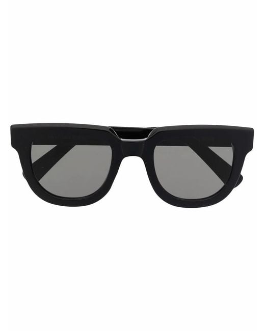 Retrosuperfuture Eckige Sonnenbrille in Black für Herren