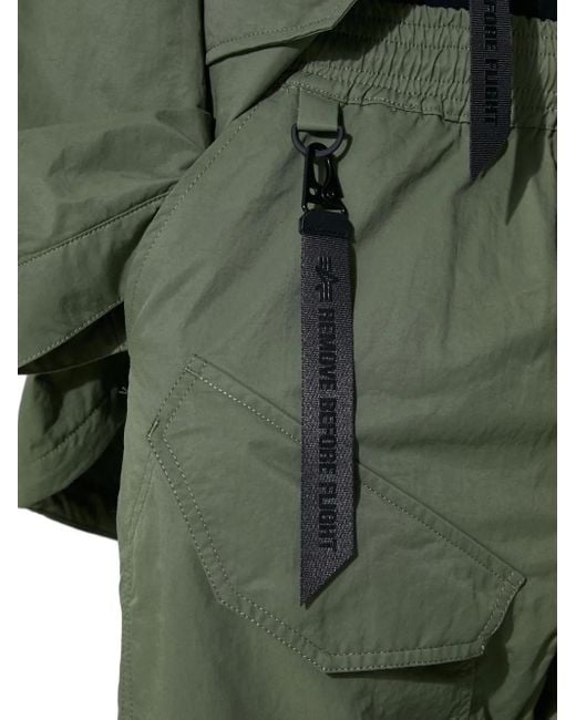 Pantalones ajustados con cordones Alpha Industries de hombre de color Green