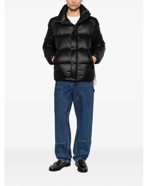 AFTER LABEL Black Chamonix Quilted Puffer Jacket for men