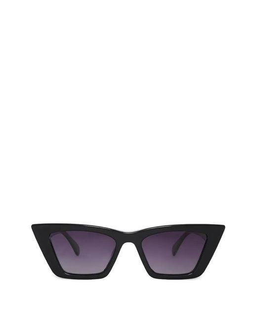Anine Bing Black Cat-Eye Lille Sunglasses