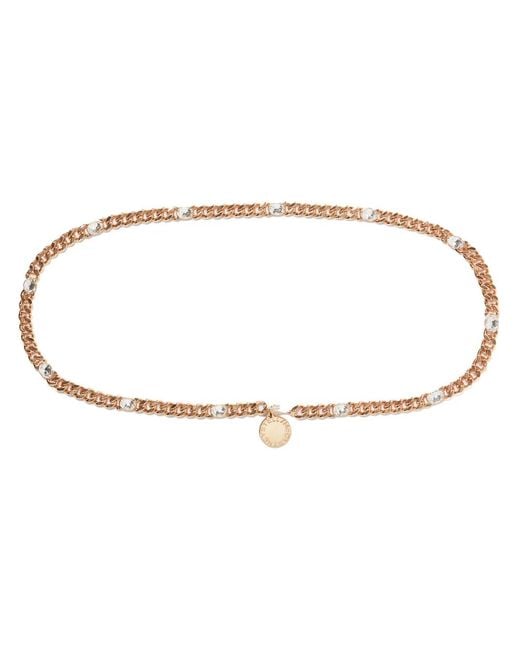 Stella McCartney White Falabella Chain Belt