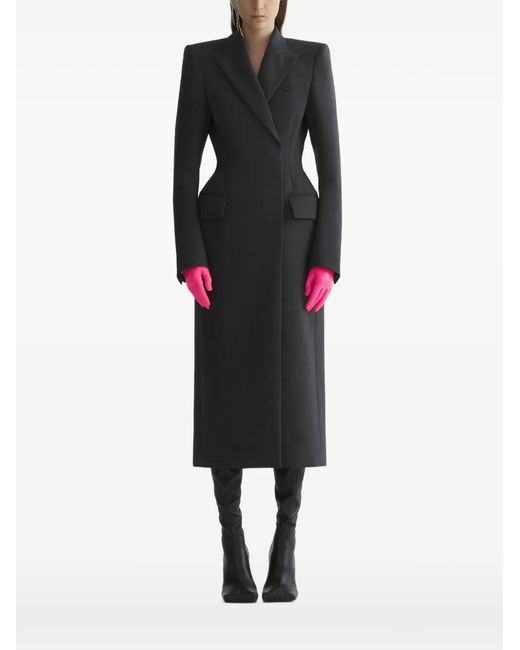 Mugler Black Hourglass Coat