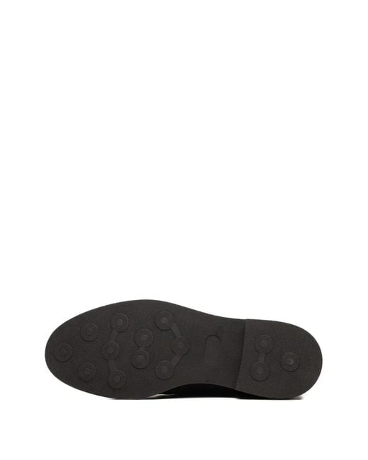 Poche Paris Blue Lace-Up Suede Loafers for men