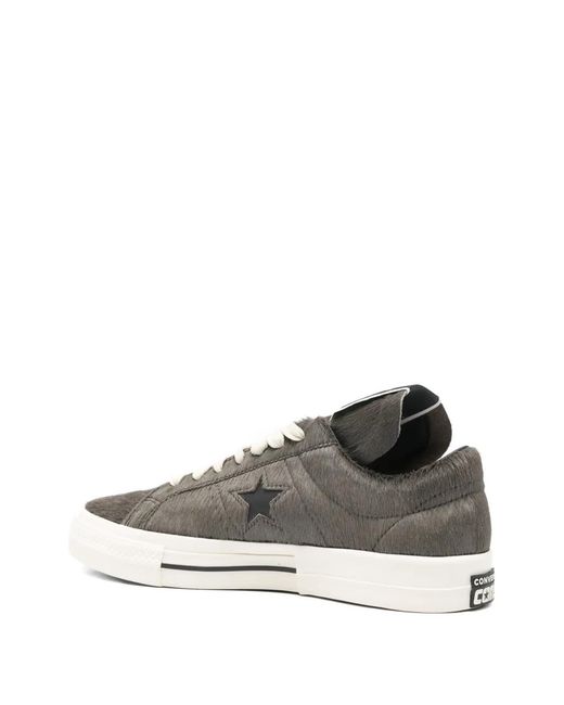Rick Owens White X Converse One Star Pro Ox Low-Top Sneakers
