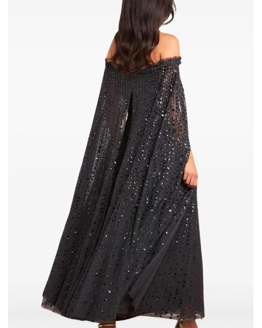 Abito Midi Raindrop di Needle & Thread in Black