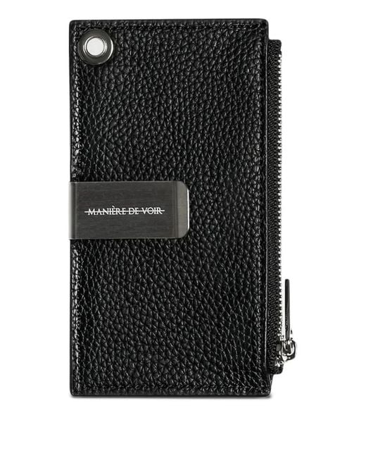 Porte-Carte À Plaque Logo Manière De Voir en coloris Black