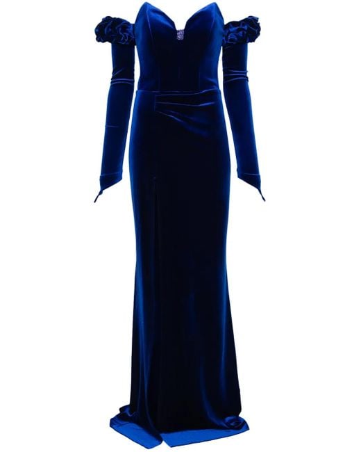 Cristallini Blue Brigitte Gown