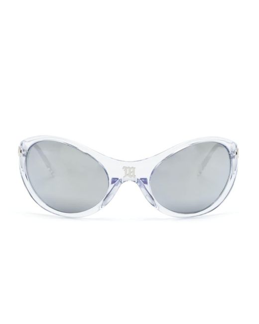 M I S B H V Metallic Goa Round-frame Sunglasses