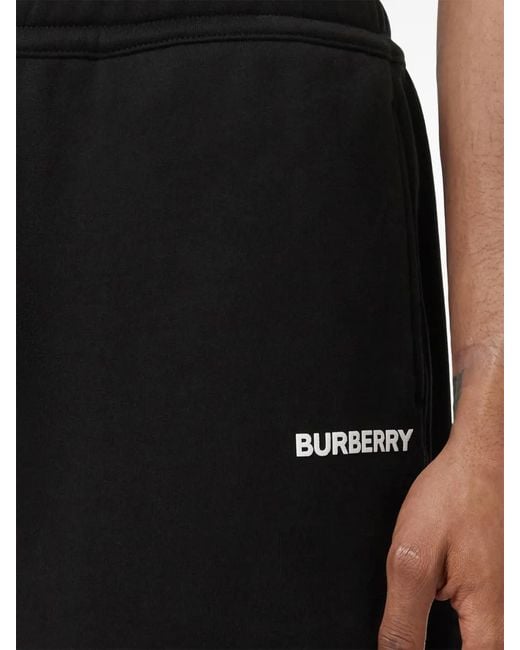 Burberry Black Logo Shorts for men