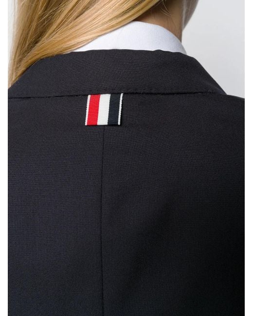 Thom Browne Gebreide Blazer in het Blue
