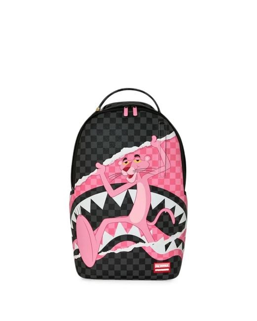 Sprayground White Panther On The Run Backpack for men