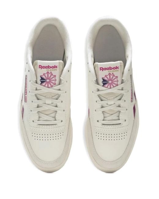 Reebok White Club C Revenge Low-Top Sneakers