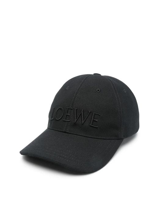 Loewe Black Cotton Cap