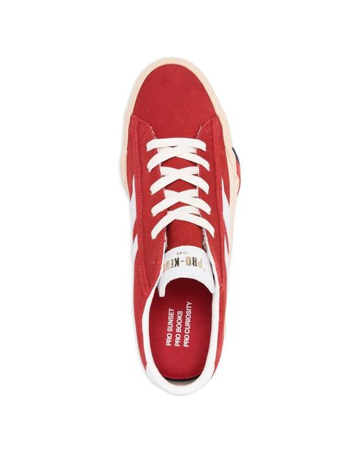 Pro Keds Red Royal Classic Striped Low-Top Sneakers for men
