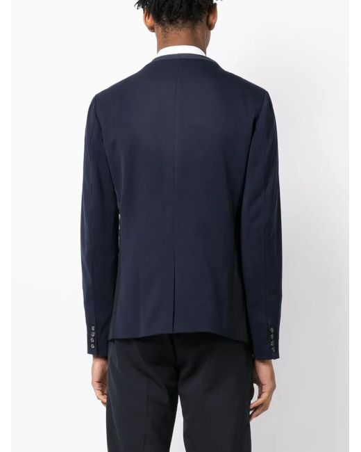 Private Stock Blue The Martel Single-Breasted Blazer for men