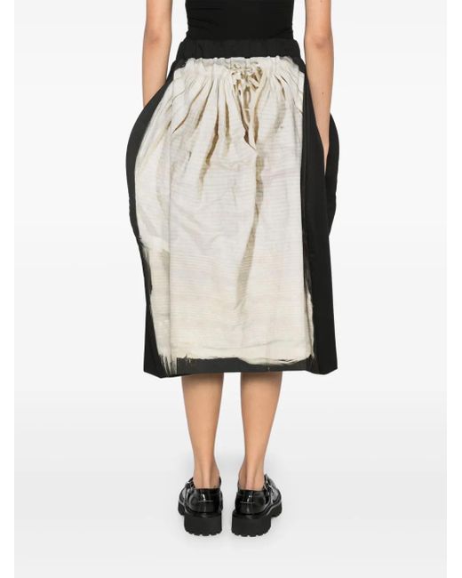 IA London Natural Graphic-Print Skirt