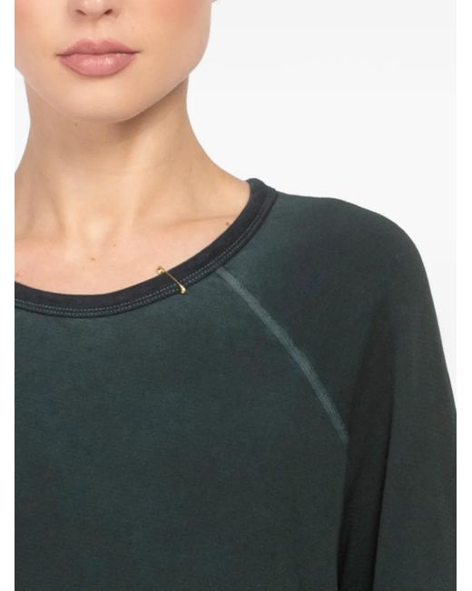 Freecity Green Graphic Long-Sleeved T-Shirt