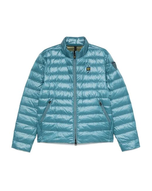 Giacca Trapuntata di Blauer in Blue da Uomo