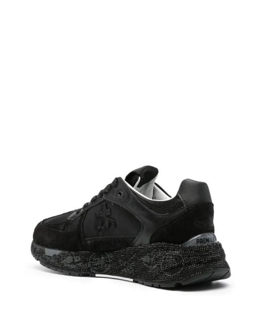 Premiata Black 'Mased 7094' Sneakers