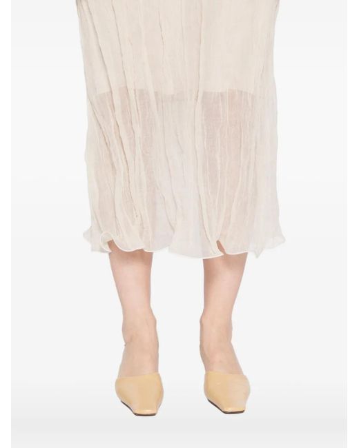 Brandon Maxwell White James Skirt