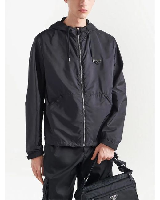 Prada Jack Met Capuchon in het Blue voor heren