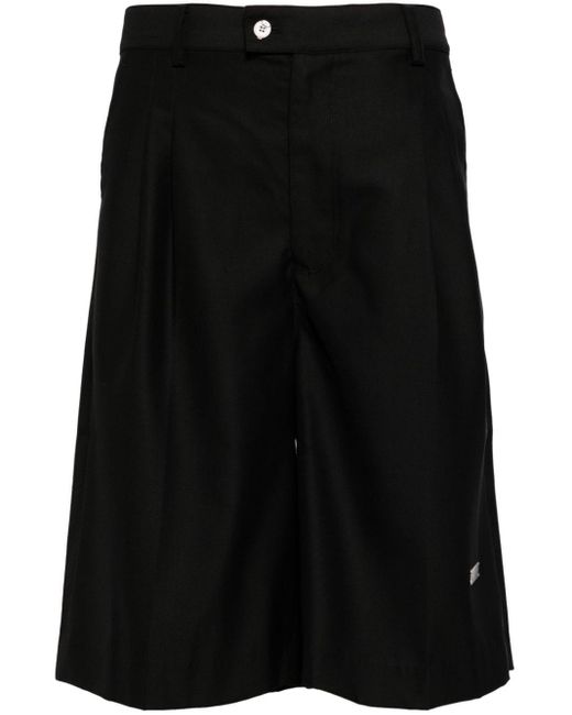Shorts Staff Uniform con placca logo di C2H4 in Black da Uomo