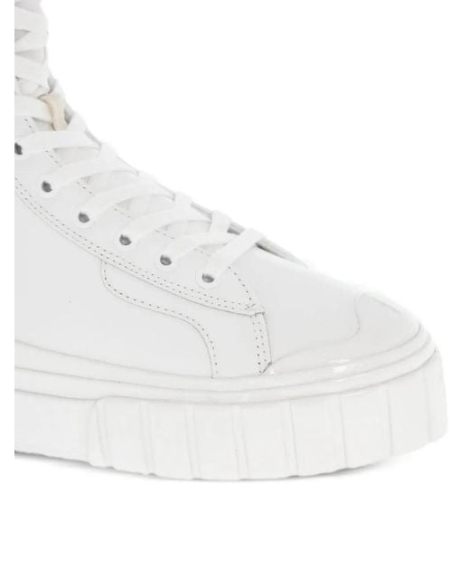 DIESEL White S-Hanami Lace-Up Boots