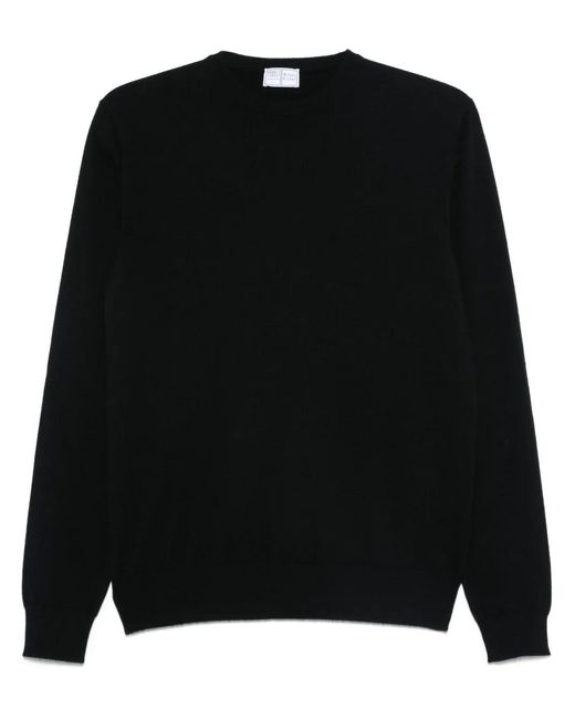 Fedeli Black Argentina Sweater for men