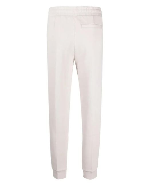 Calvin Klein Natural Elasticated-Waistband Cotton-Blend Track Pants