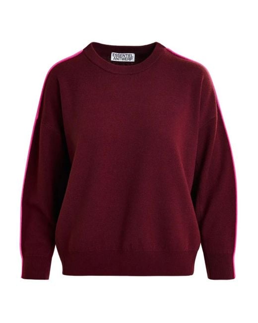 Essentiel Antwerp Red Iruby Sweater