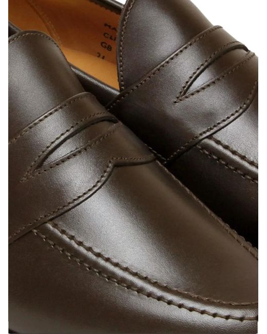 Sanders Brown Penny Loafers for men