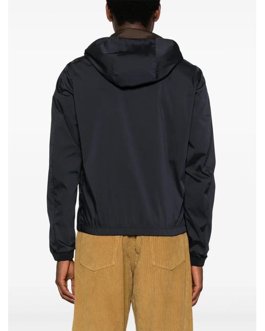 Moorer Black Two-Tone Jacket for men