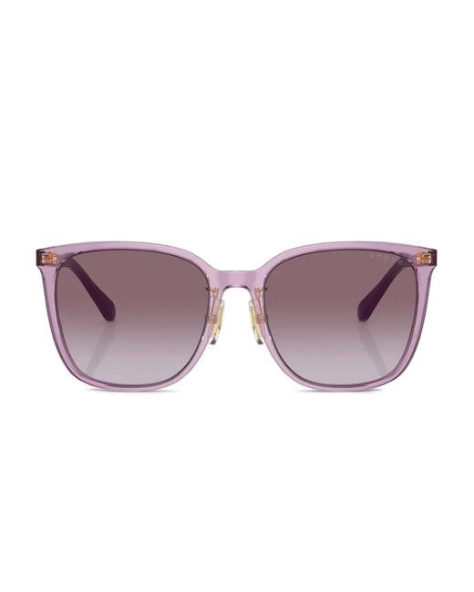 Vogue Eyewear Zonnebril Met Vierkant Montuur in het Purple