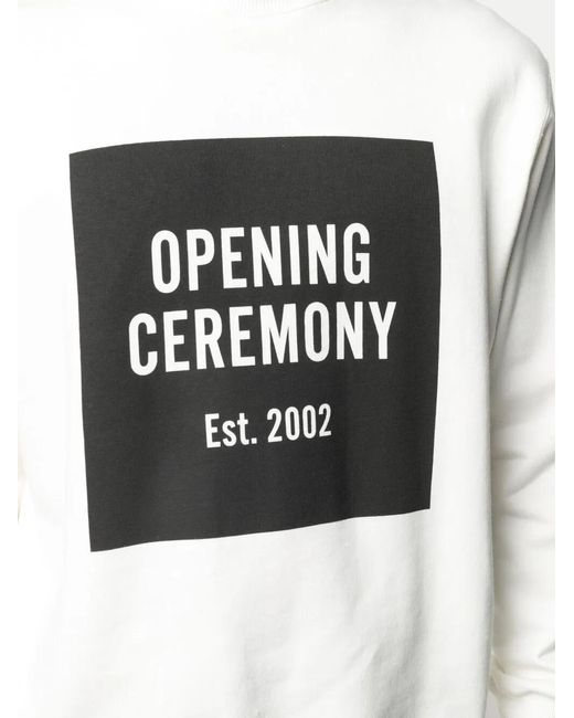 Opening Ceremony Black Box-Logo Sweatshirt for men