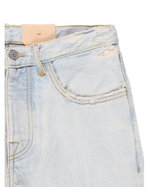 Fortela White 965 John Patchwork Five-Pocket Jeans