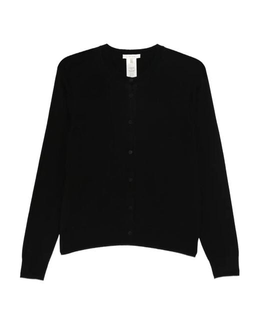 The Row Black Maui Buttoned Cardigan