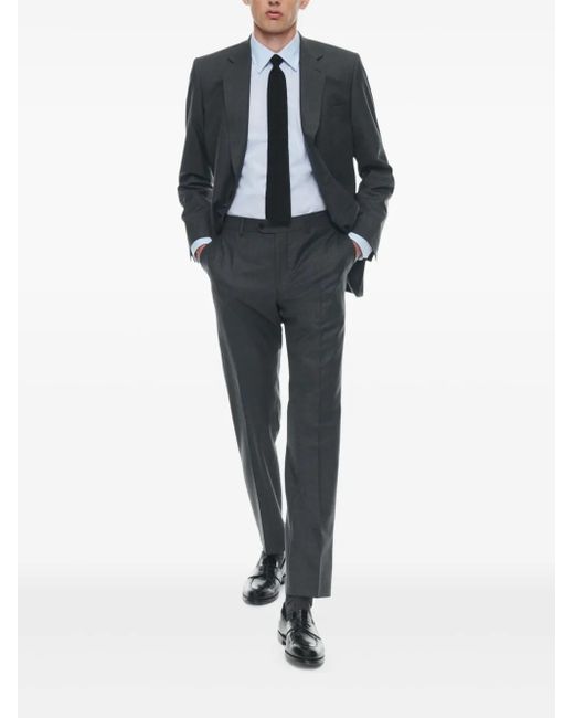 Fursac Blue Tailored Trousers for men