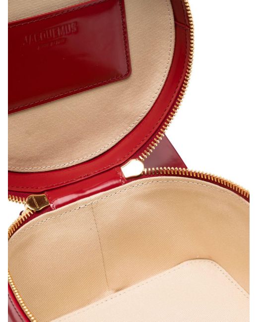 Jacquemus Red Le Vanito Leather Shoulder Bag