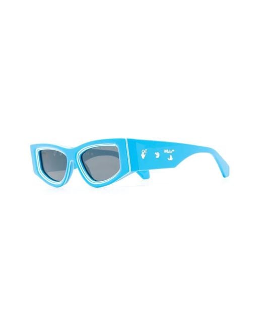 Off-White c/o Virgil Abloh Blue Andy Rectangular-frame Sunglasses