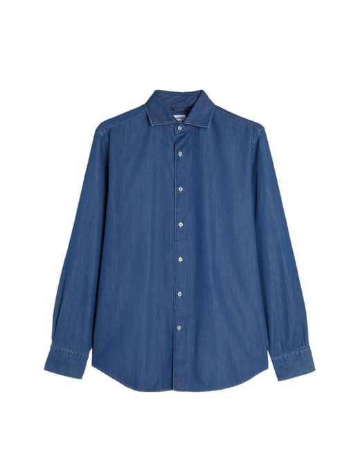 Aspesi Blue Vic Buttoned Shirt for men