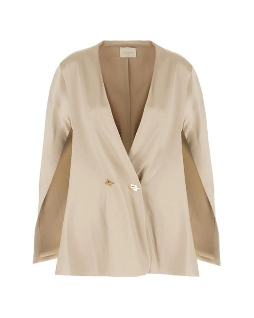Danamé Natural Cape-Sleeve Jacket
