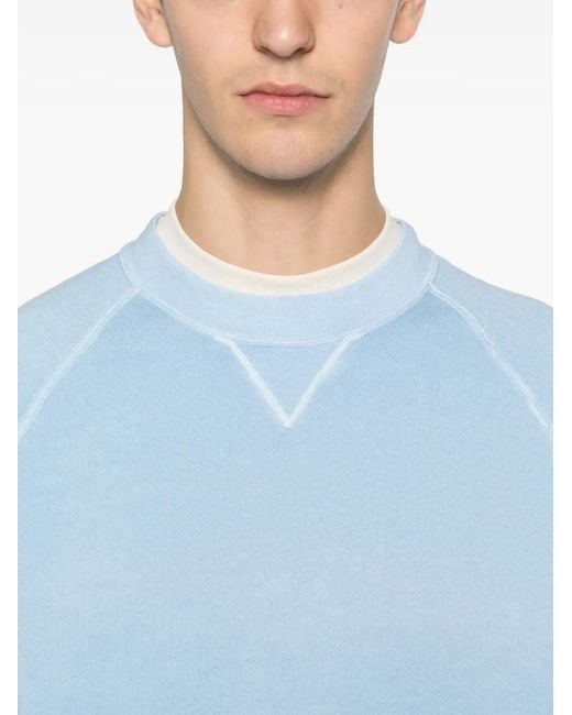 FILIPPO DE LAURENTIIS Sweatshirt Mit Raglanärmeln in Blue für Herren