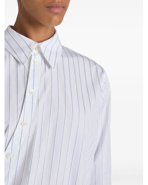 Ports 1961 White The Chemisier Shirt Dress