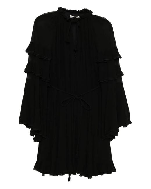 Alice + Olivia Black Viscose Dress